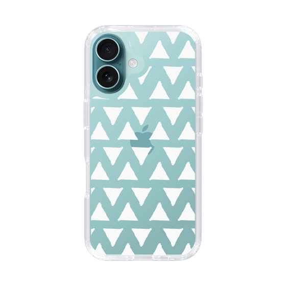 Slim Protection Case［ Original - Favorite Color Triangle - White ］