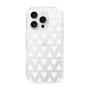 Slim Protection Case［ Original - Favorite Color Triangle - White ］