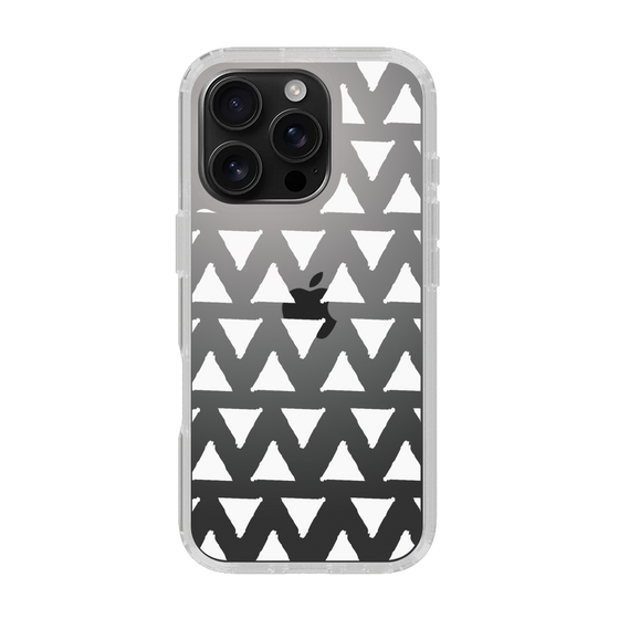 Slim Protection Case［ Original - Favorite Color Triangle - White ］