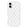 Slim Protection Case［ Original - Favorite Color Triangle - White ］