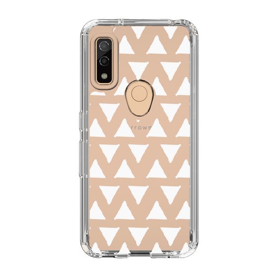 Slim Protection Case［ Original - Favorite Color Triangle - White ］