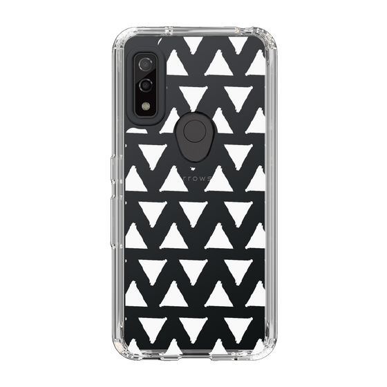 Slim Protection Case［ Original - Favorite Color Triangle - White ］