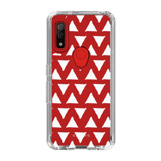 Slim Protection Case［ Original - Favorite Color Triangle - White ］