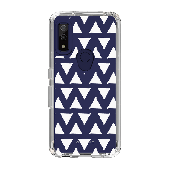 Slim Protection Case［ Original - Favorite Color Triangle - White ］