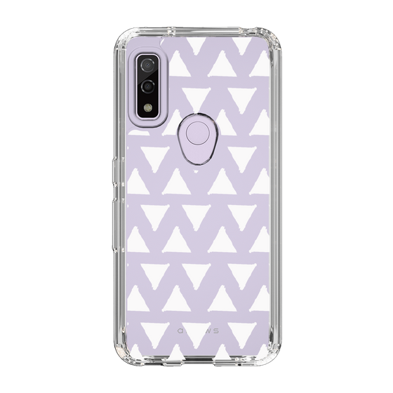 Slim Protection Case［ Original - Favorite Color Triangle - White ］