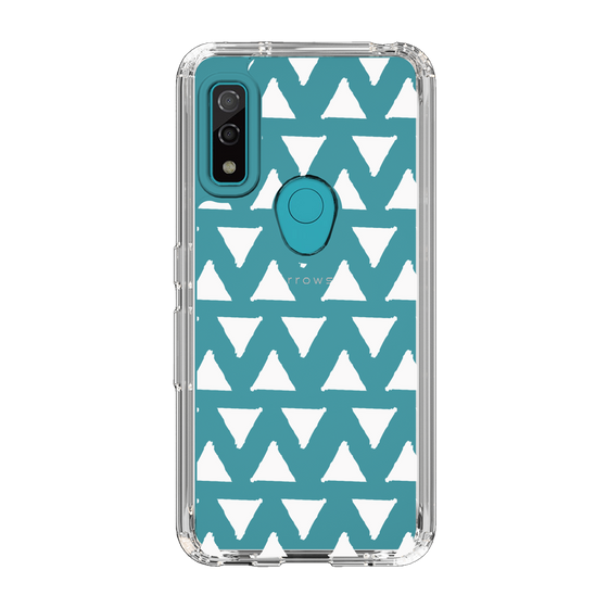 Slim Protection Case［ Original - Favorite Color Triangle - White ］