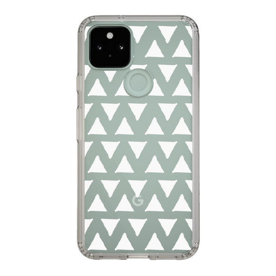Slim Protection Case［ Original - Favorite Color Triangle - White ］