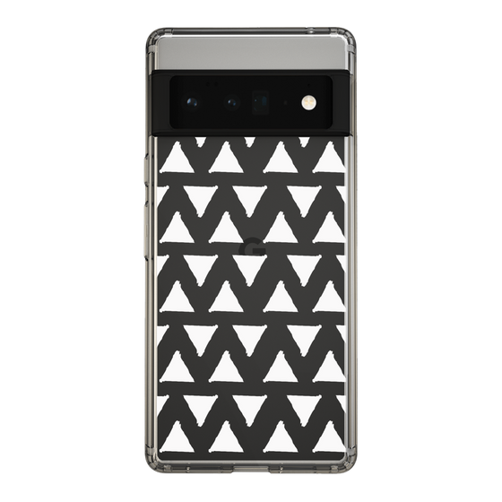 Slim Protection Case［ Original - Favorite Color Triangle - White ］