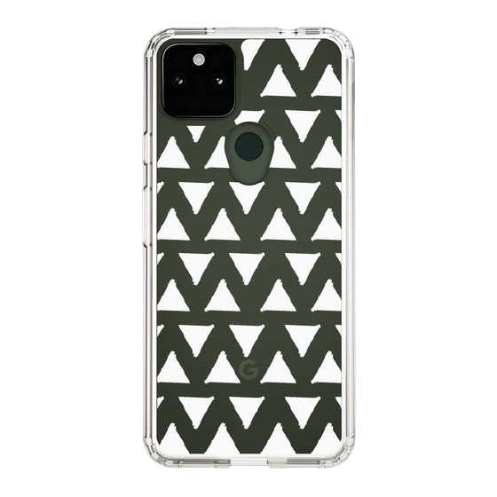 Slim Protection Case［ Original - Favorite Color Triangle - White ］