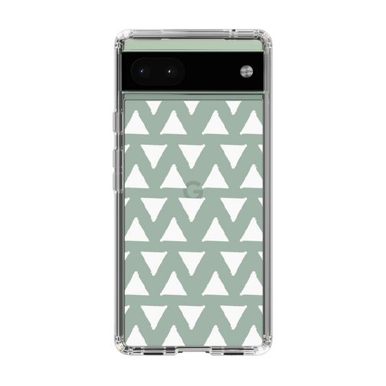 Slim Protection Case［ Original - Favorite Color Triangle - White ］