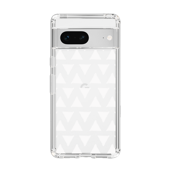 Slim Protection Case［ Original - Favorite Color Triangle - White ］