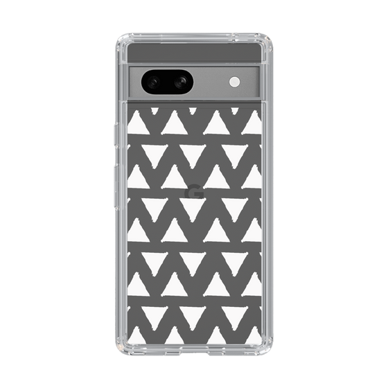 Slim Protection Case［ Original - Favorite Color Triangle - White ］
