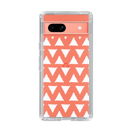Slim Protection Case［ Original - Favorite Color Triangle - White ］