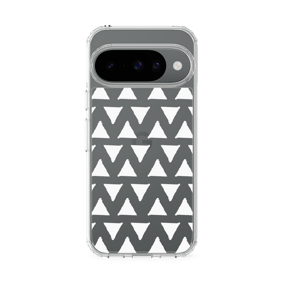 Slim Protection Case［ Original - Favorite Color Triangle - White ］