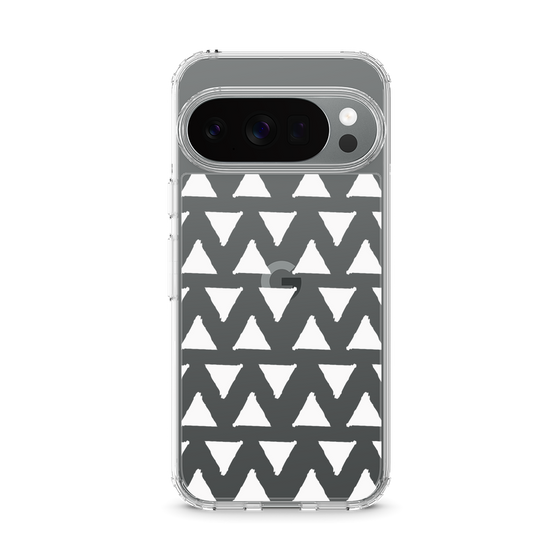 Slim Protection Case［ Original - Favorite Color Triangle - White ］