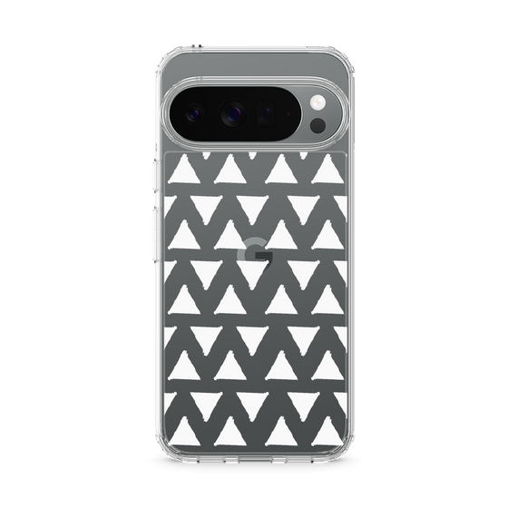 Slim Protection Case［ Original - Favorite Color Triangle - White ］