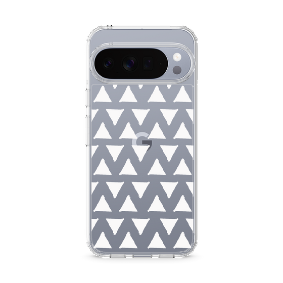 Slim Protection Case［ Original - Favorite Color Triangle - White ］