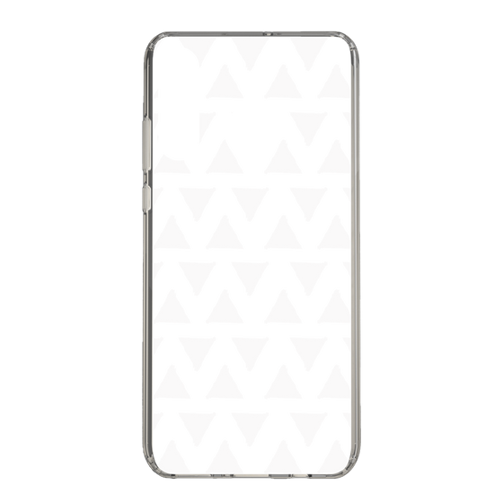 Slim Protection Case［ Original - Favorite Color Triangle - White ］