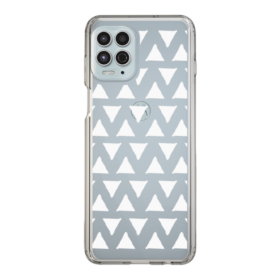Slim Protection Case［ Original - Favorite Color Triangle - White ］