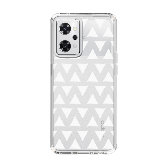 Slim Protection Case［ オリジナル - 推し色三角 - ホワイト ］