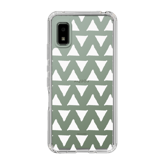 Slim Protection Case［ Original - Favorite Color Triangle - White ］