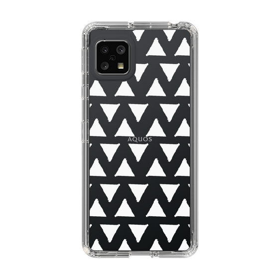 Slim Protection Case［ Original - Favorite Color Triangle - White ］