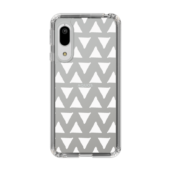 Slim Protection Case［ Original - Favorite Color Triangle - White ］
