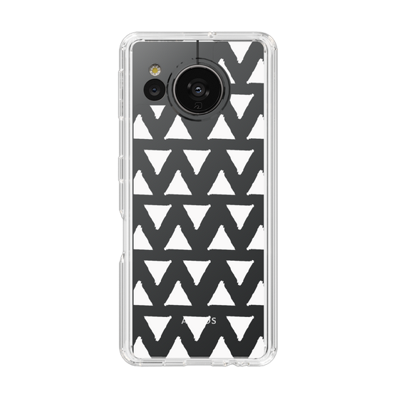 Slim Protection Case［ Original - Favorite Color Triangle - White ］