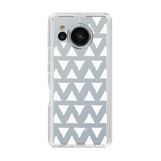 Slim Protection Case［ Original - Favorite Color Triangle - White ］