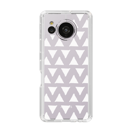 Slim Protection Case［ Original - Favorite Color Triangle - White ］