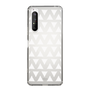 Slim Protection Case［ Original - Favorite Color Triangle - White ］