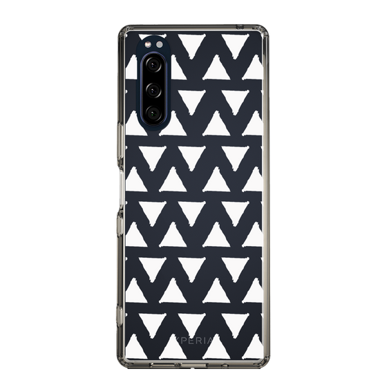Slim Protection Case［ Original - Favorite Color Triangle - White ］