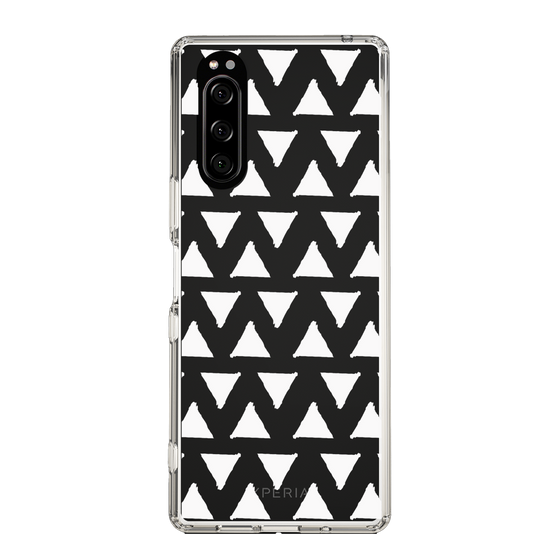 Slim Protection Case［ Original - Favorite Color Triangle - White ］