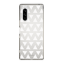 Slim Protection Case［ Original - Favorite Color Triangle - White ］