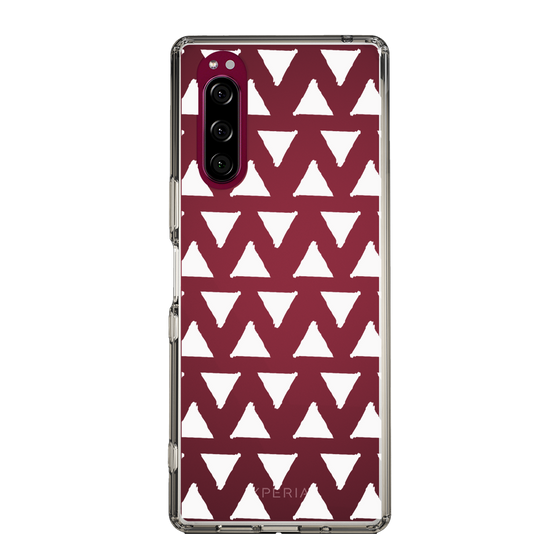 Slim Protection Case［ Original - Favorite Color Triangle - White ］