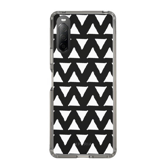 Slim Protection Case［ Original - Favorite Color Triangle - White ］