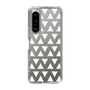 Slim Protection Case［ Original - Favorite Color Triangle - White ］