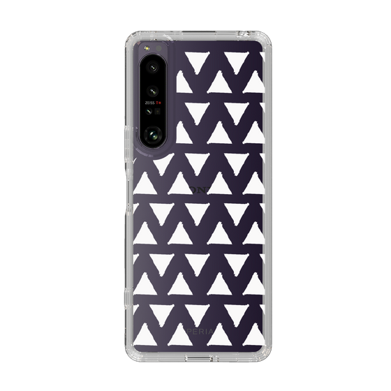 Slim Protection Case［ Original - Favorite Color Triangle - White ］