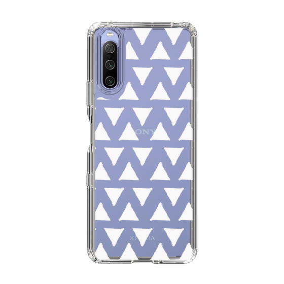 Slim Protection Case［ Original - Favorite Color Triangle - White ］