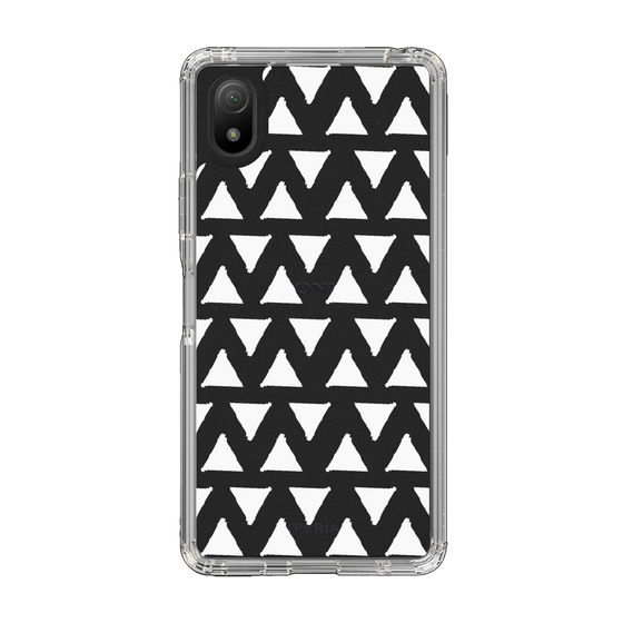 Slim Protection Case［ Original - Favorite Color Triangle - White ］