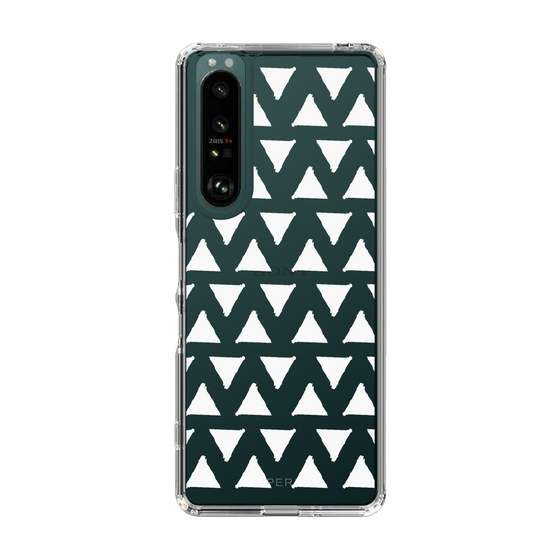 Slim Protection Case［ Original - Favorite Color Triangle - White ］