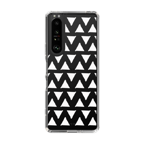 Slim Protection Case［ Original - Favorite Color Triangle - White ］