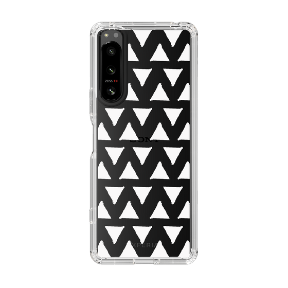 Slim Protection Case［ Original - Favorite Color Triangle - White ］