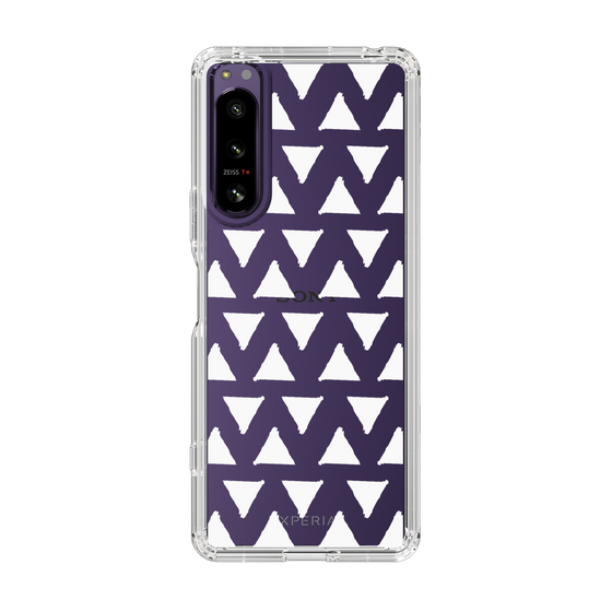 Slim Protection Case［ Original - Favorite Color Triangle - White ］