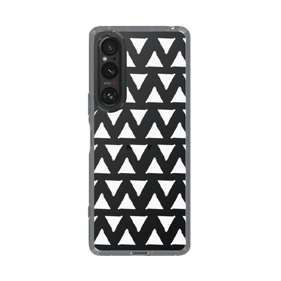 Slim Protection Case［ Original - Favorite Color Triangle - White ］