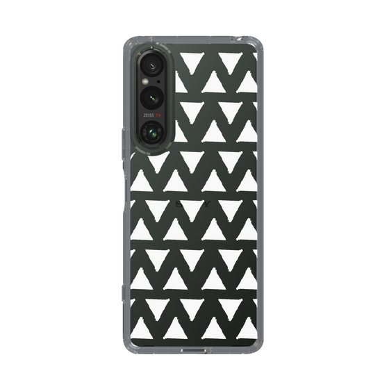 Slim Protection Case［ Original - Favorite Color Triangle - White ］