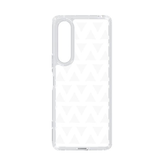Slim Protection Case［ Original - Favorite Color Triangle - White ］