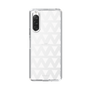 Slim Protection Case［ Original - Favorite Color Triangle - White ］
