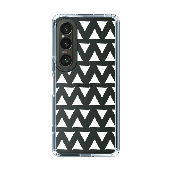 Slim Protection Case［ Original - Favorite Color Triangle - White ］