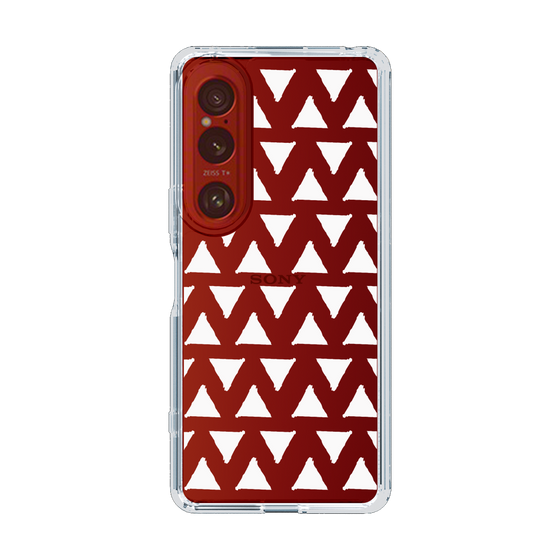 Slim Protection Case［ Original - Favorite Color Triangle - White ］